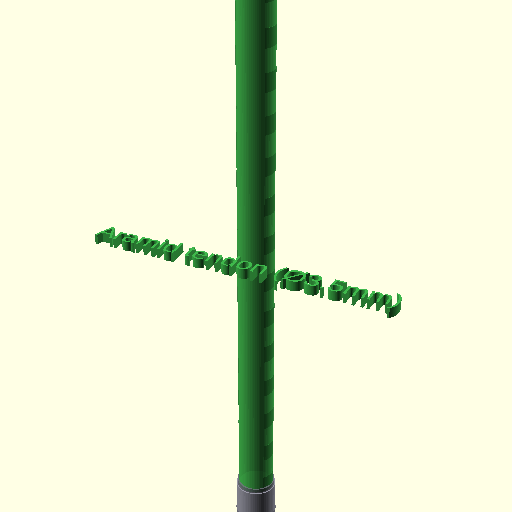 Tendon assembly render